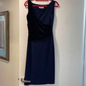 Chairs Boni Navy Blue with blue velvet